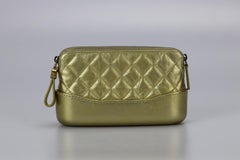 Chanel 2017 Gabrielle Clutch With Chain Quilted Leather Shoulder Bag