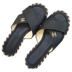 Chanel 2017 Interlocking CC Logo Slides