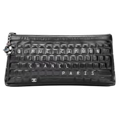 Chanel 2017 Limitierte Auflage Metiers de Arts Keyboard Clutch