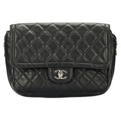 Chanel 2017 Messenger Quilted Leather Shoulder Bag Chanel 2017 Messenger Quilted Leather Shoulder Bag