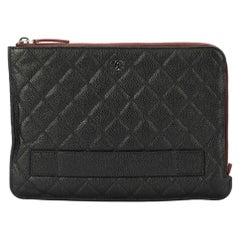 Chanel 2017 O-case Medium Caviar Leather Clutch Chanel 2017 O-case Medium Caviar Leather Clutch