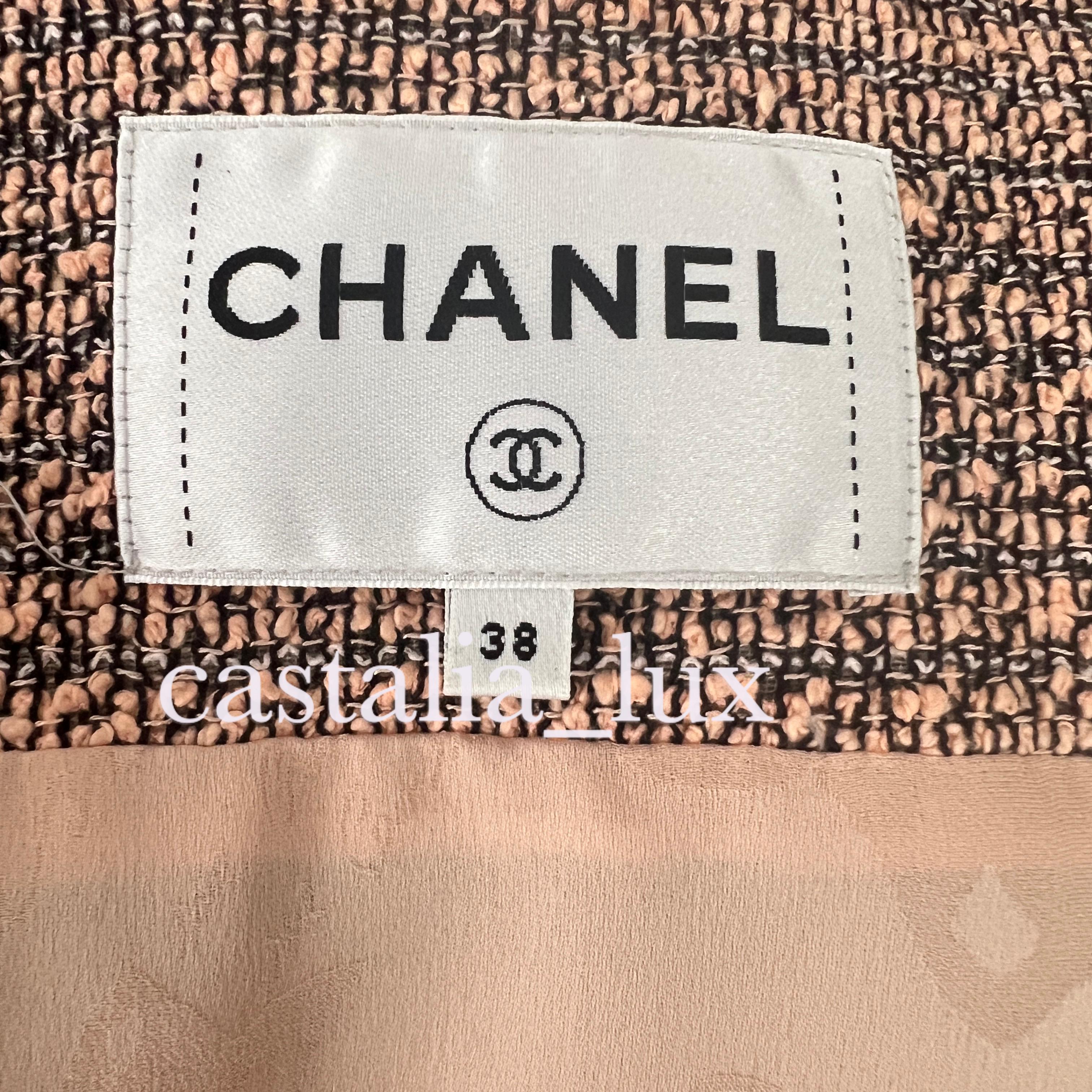 Chanel 2018 Ad Campaign Tweed and Denim Jacket For Sale 10