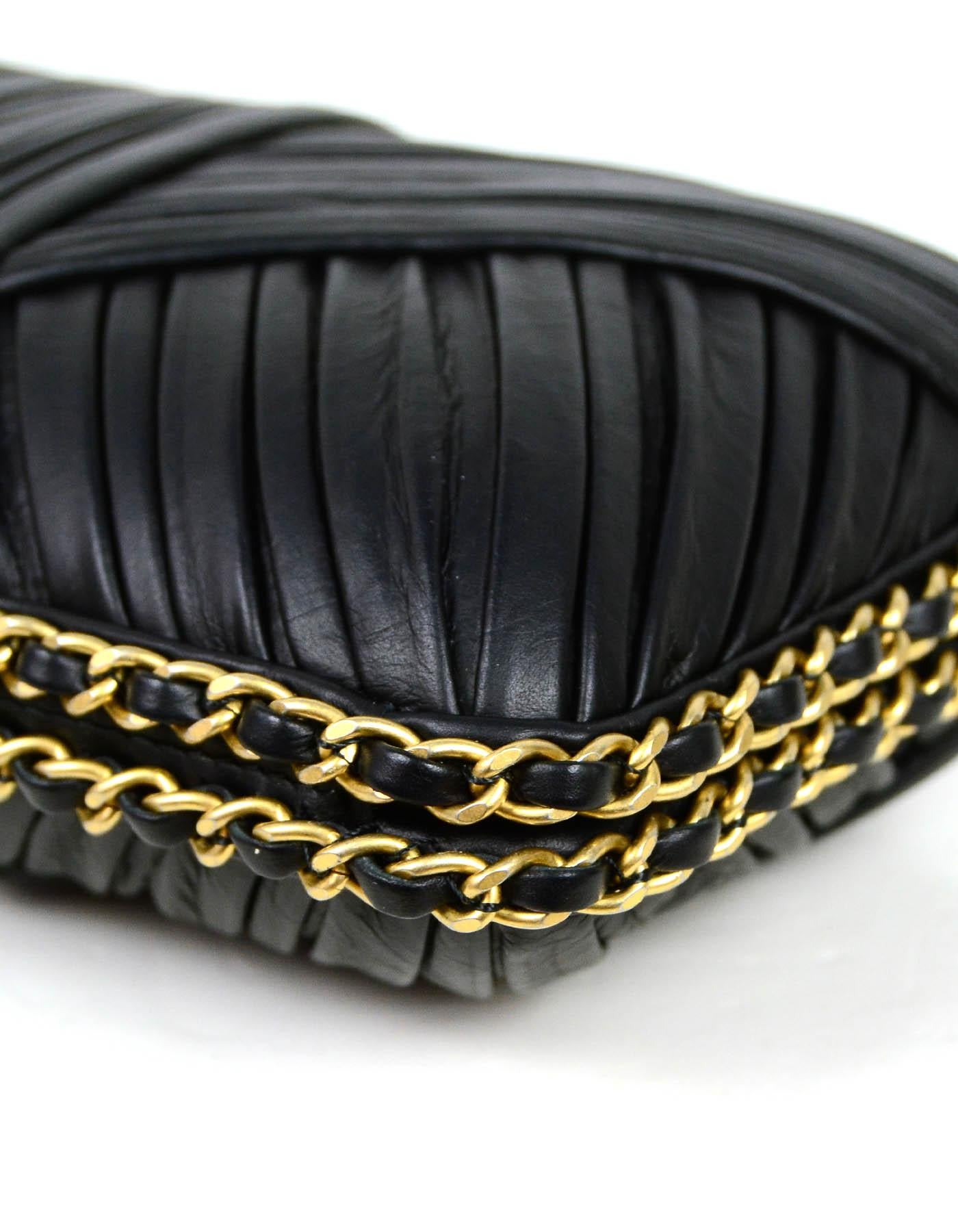 pleated clutch