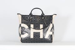 Chanel 2018 Camellia Coated Canvas And Leather Tote Bag