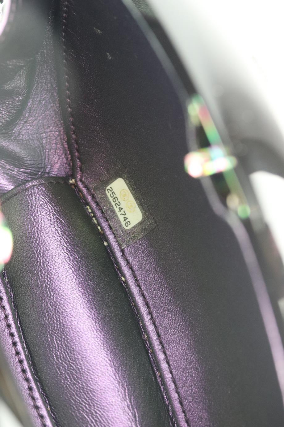 Chanel 2018 Cc Detailed Chain Embellished Acrylic Shoulder Bag For Sale 6