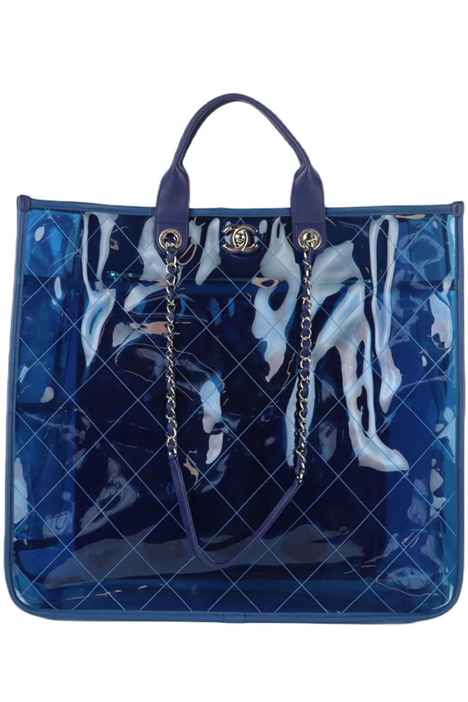 Chanel 2018 Coco Splash Quilted Perspex And Leather Tote Bag For Sale at  1stDibs