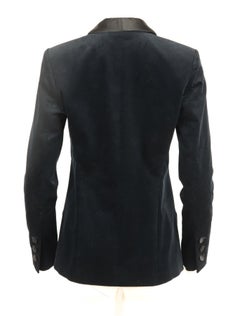 Chanel 2018 Stretch Velvet Blazer FR 38 UK 10