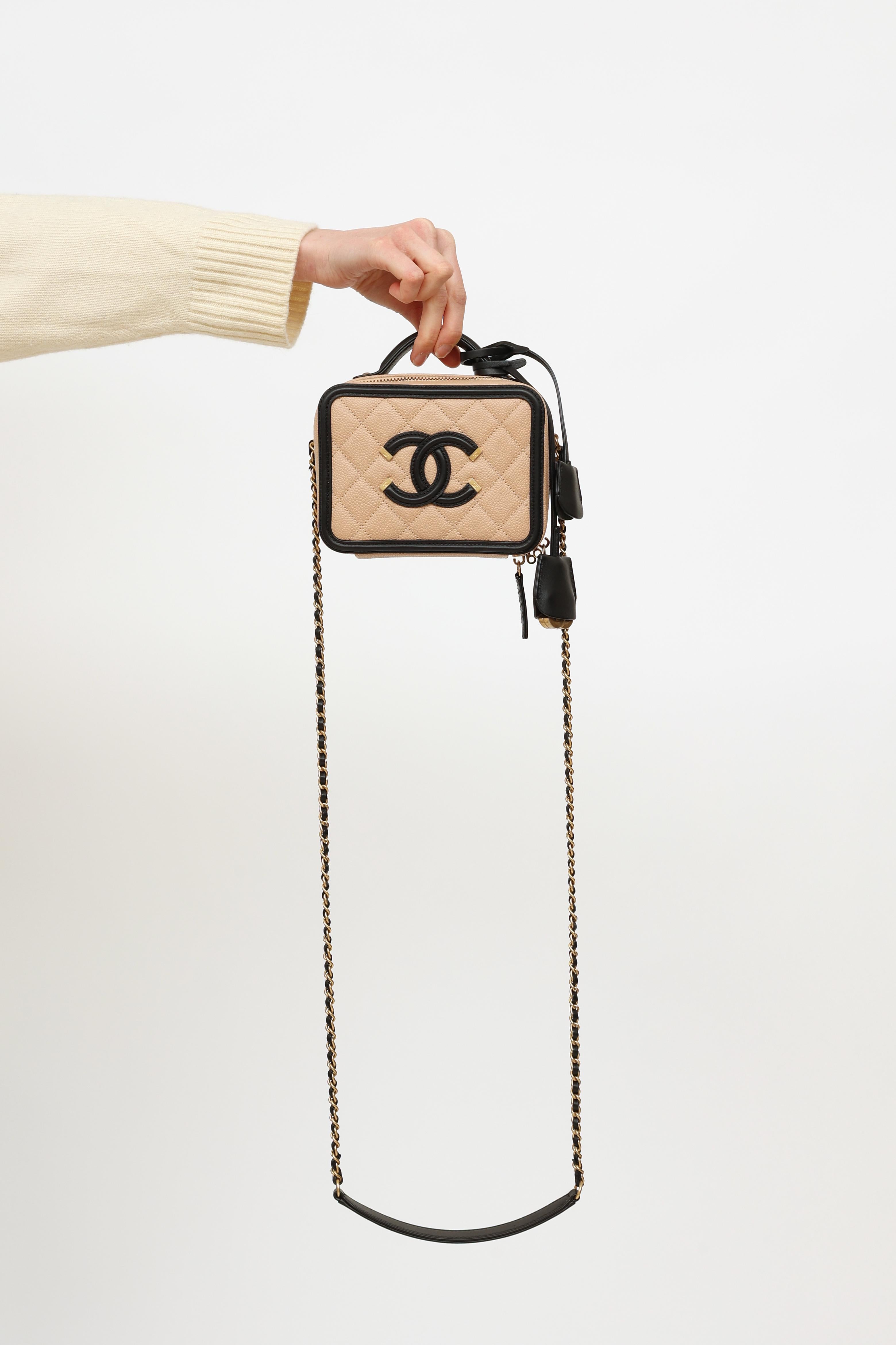 tan chanel bag