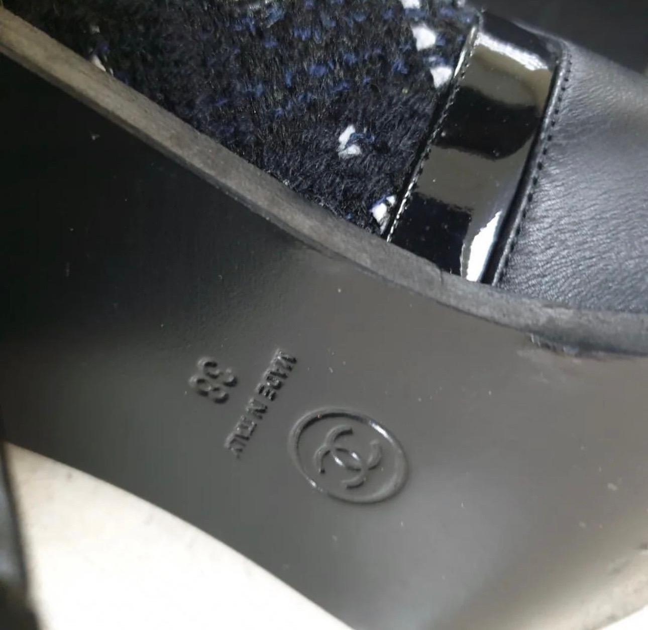 Women's Chanel 2018 Tweed Boots