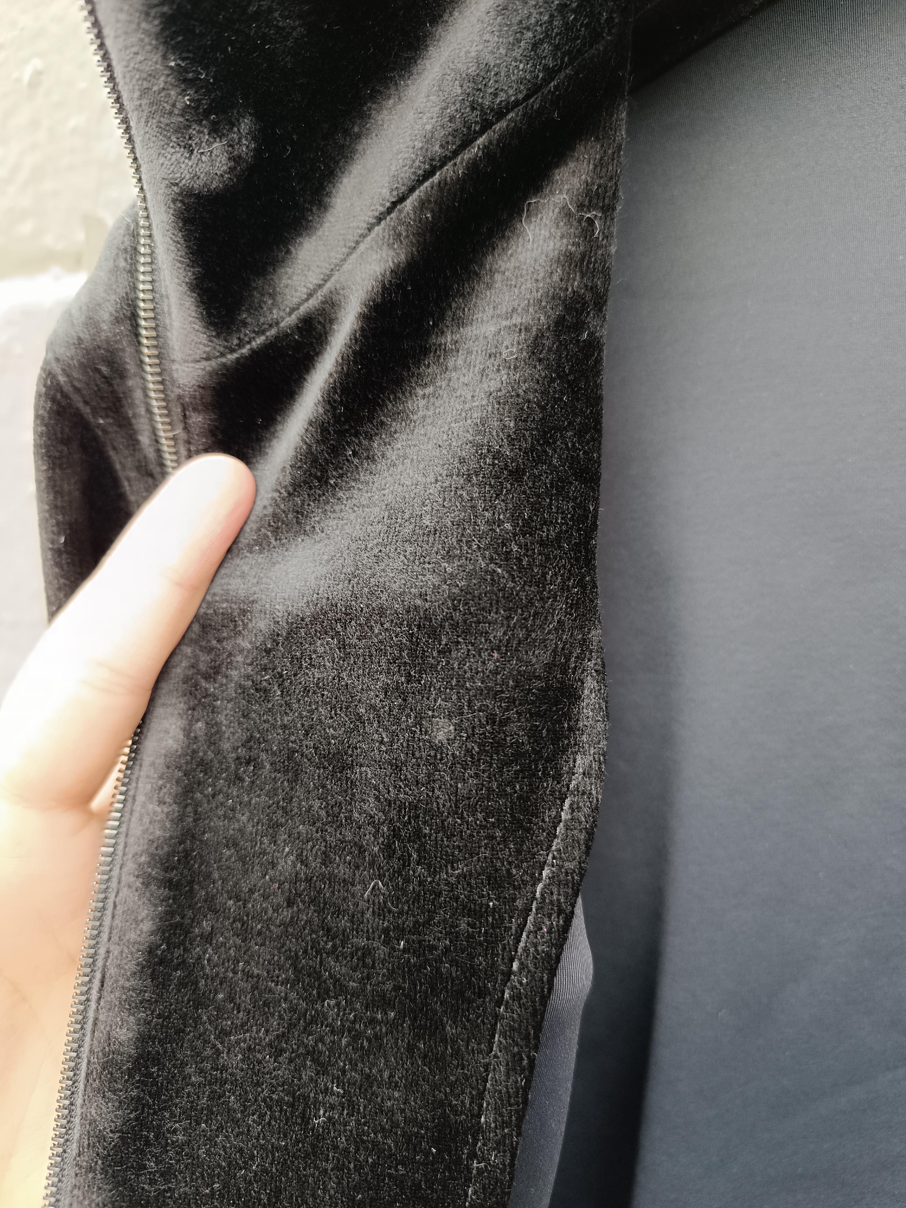 Chanel 2018 Chaqueta bomber con cremallera para mujer Deportiva chic de terciopelo en venta 12