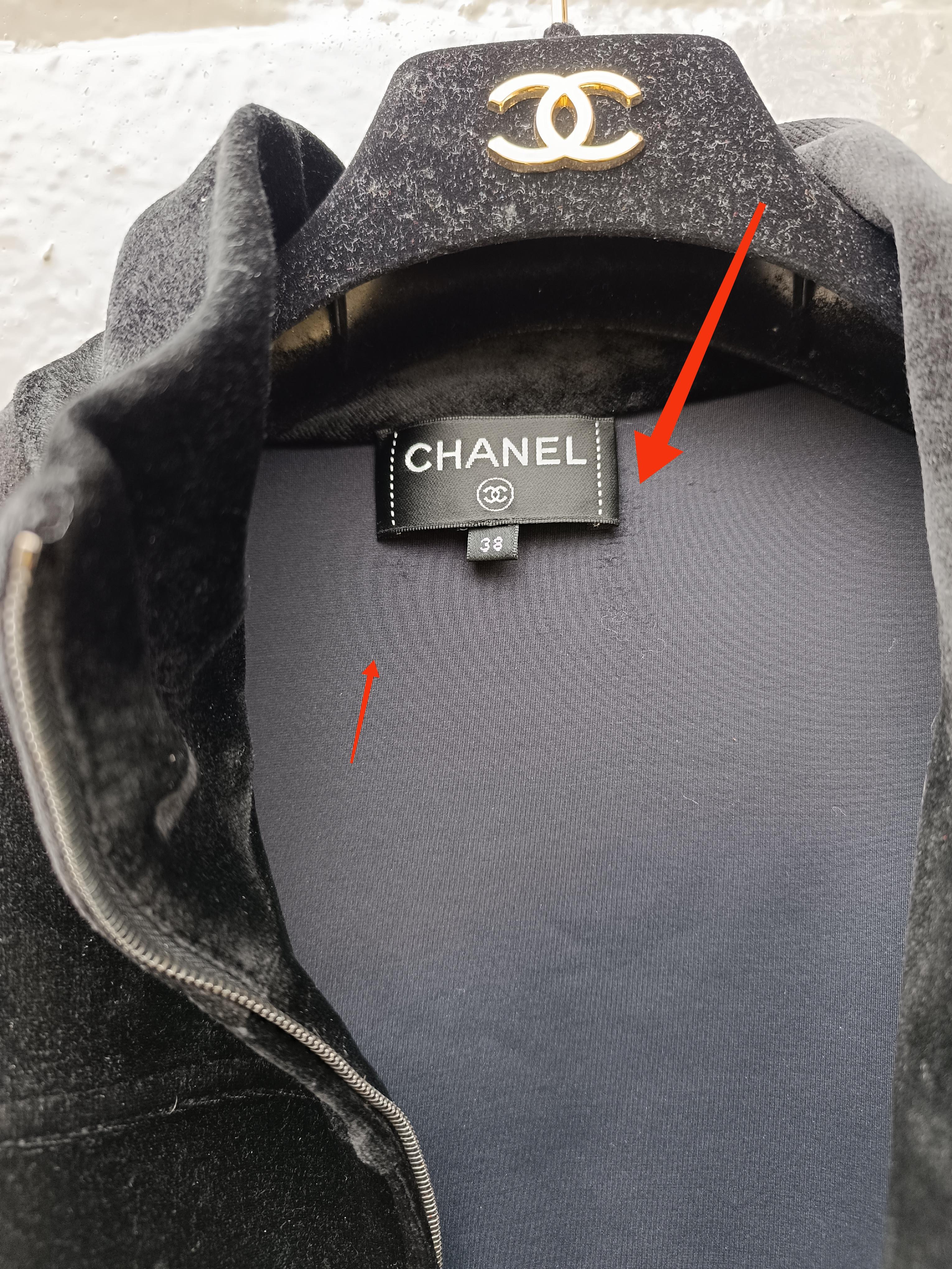 Chanel 2018 Chaqueta bomber con cremallera para mujer Deportiva chic de terciopelo en venta 13