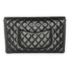 Chanel 2019 Black Quilted Classic Flap Clutch