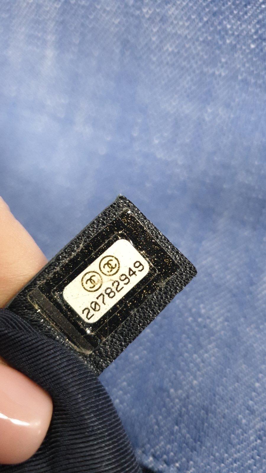 Chanel 2019 Boy Denim Chevron Bag en vente 6