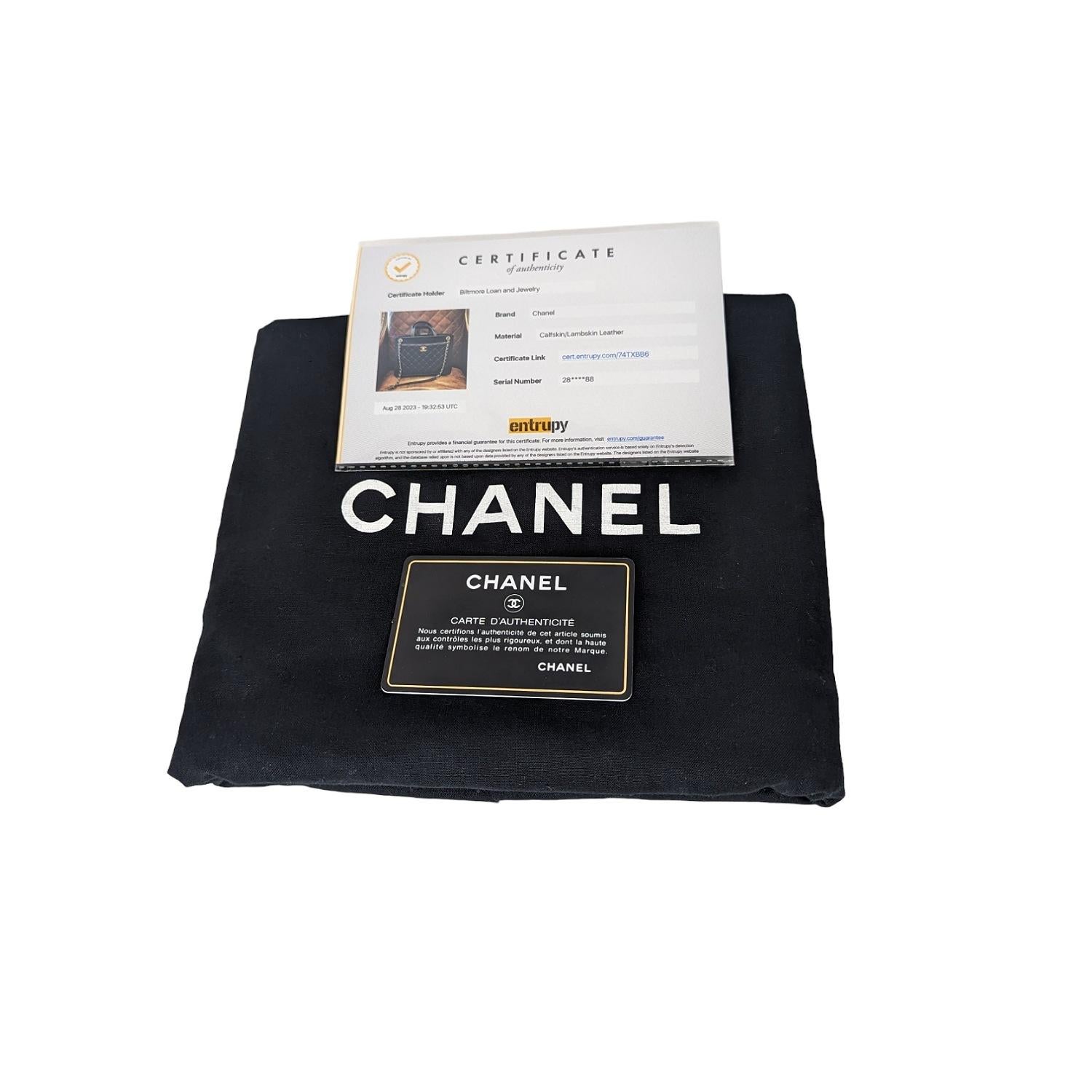 Chanel 2019 CC Turn Lock Shopper Tote 5