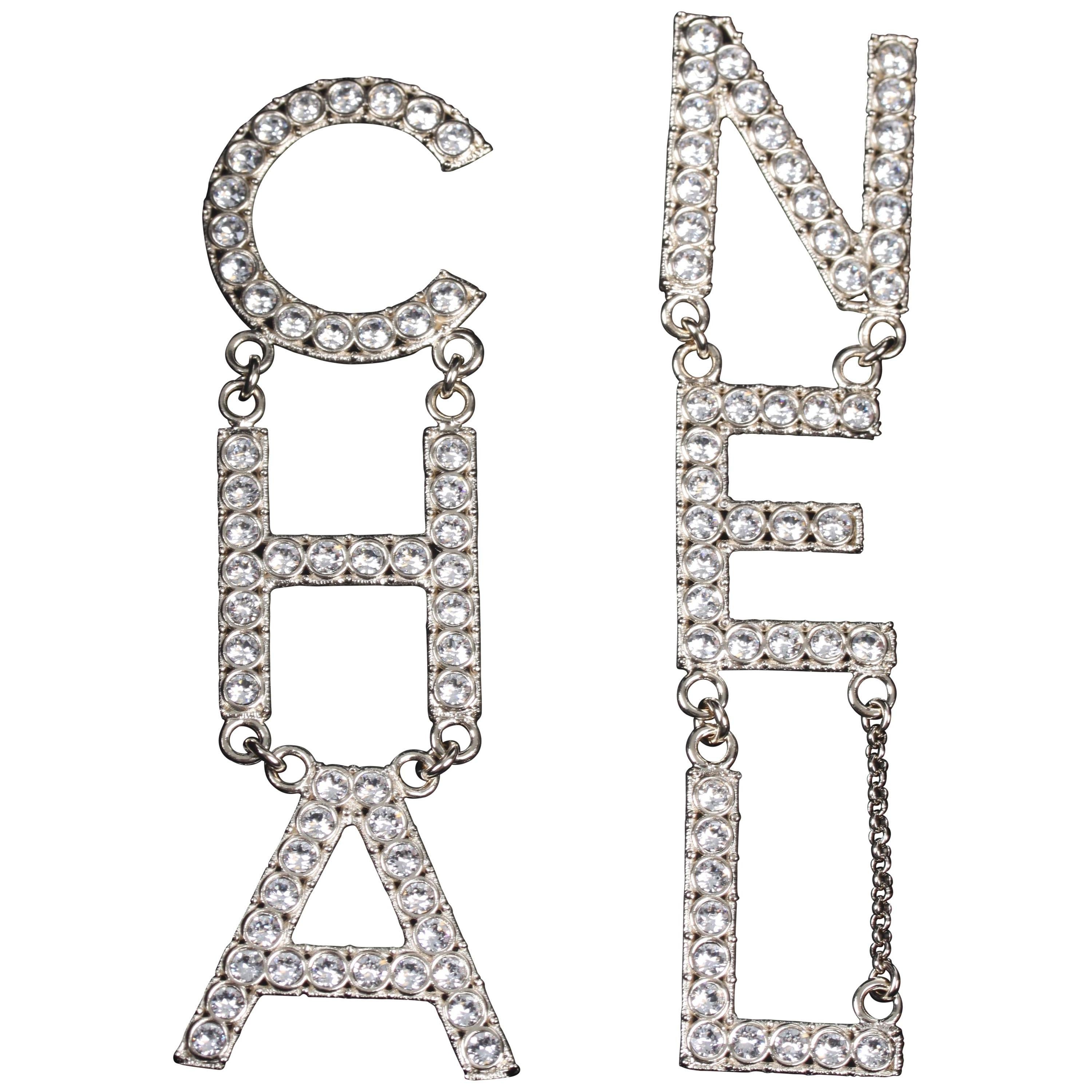 Chanel 2019 Costume Jewelry Earrings Silver Light Chanel 2019 Costume Jewelry Earrings Silver Light