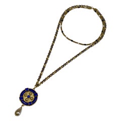 Chanel 2019 Cruise Collection 2 Stand Pendant Necklace