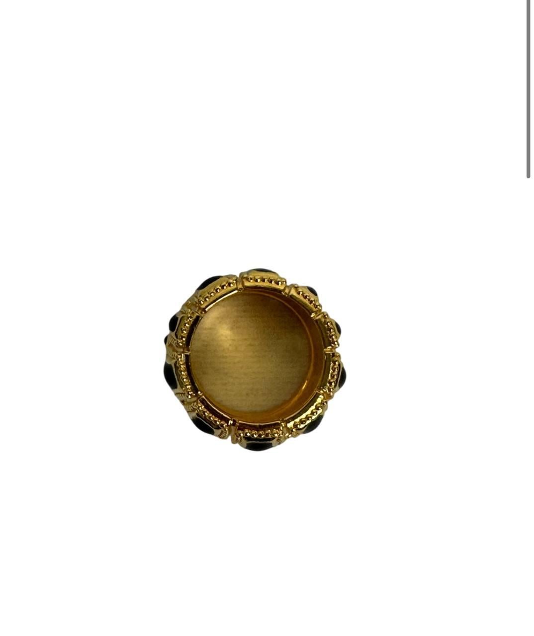 Chanel 2019 Enamel Inlays  Ring Sz.17 In Excellent Condition For Sale In Krakow, PL