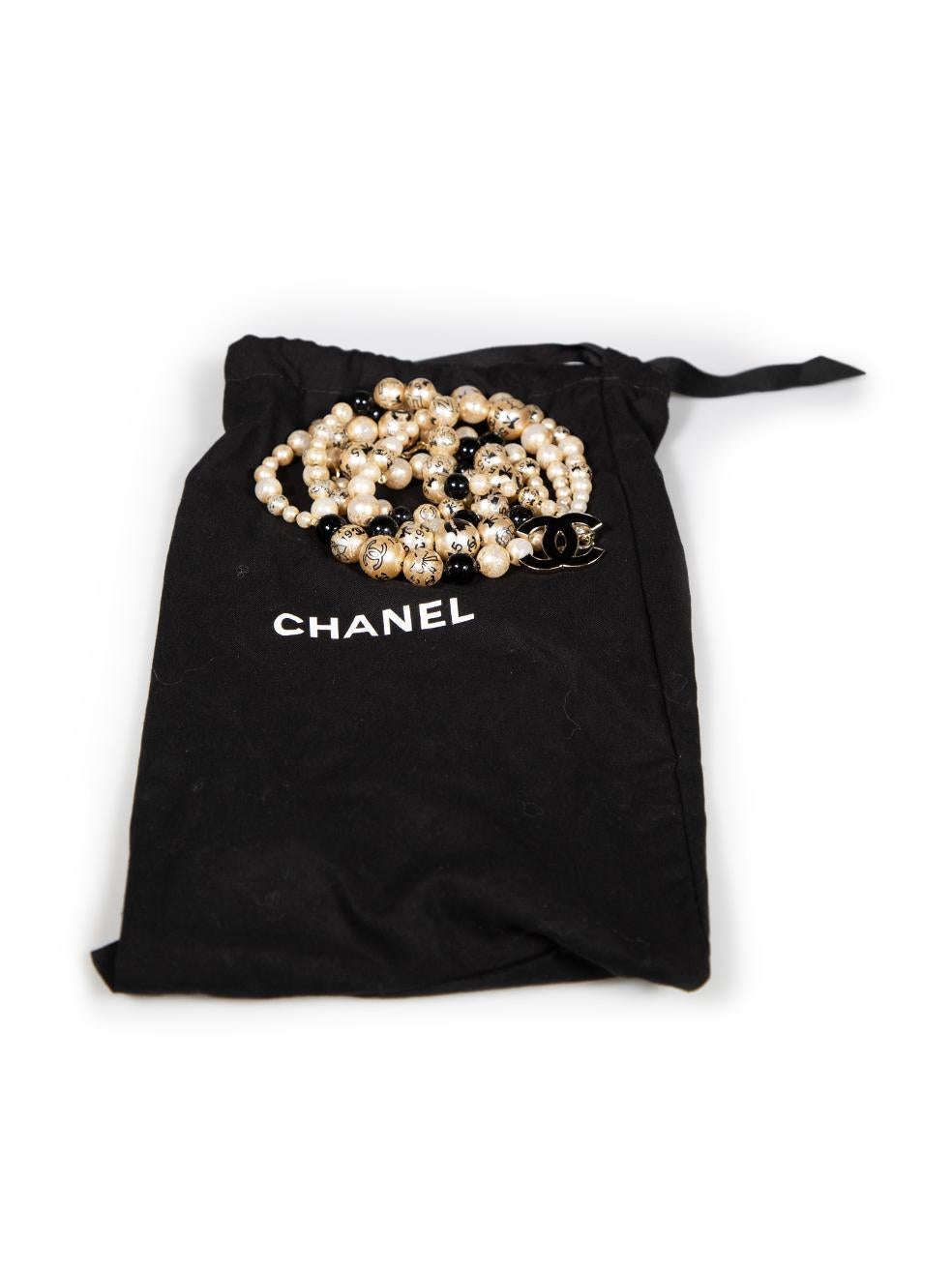 Chanel 2019 Faux Pearl Interlocking CC Belt For Sale 2