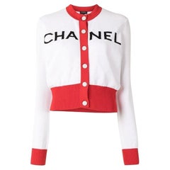 CHANEL 2019 ICONIC Spring Logo Cardigan