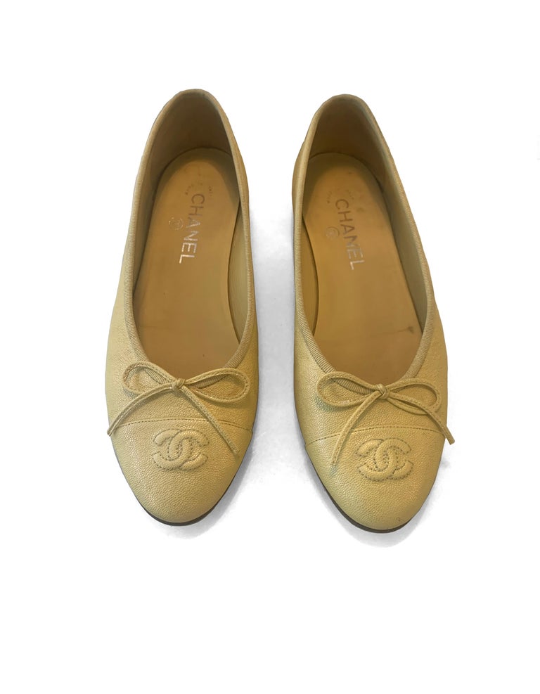 iridescent ballet flats