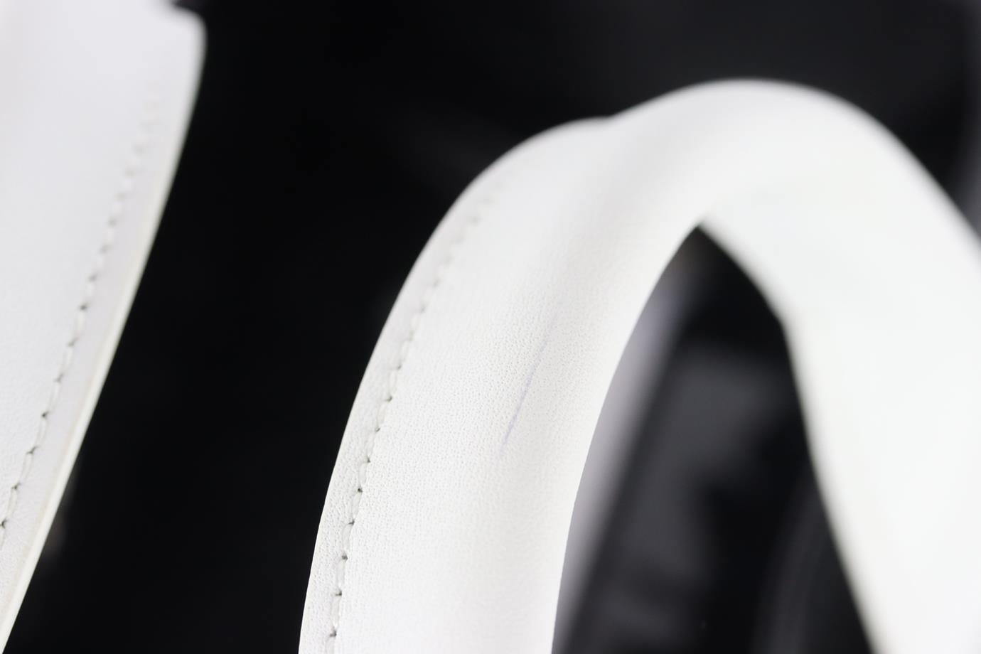 Chanel 2019 La Pausa Bay Small Coated Canvas And Leather Tote Bag For Sale 2