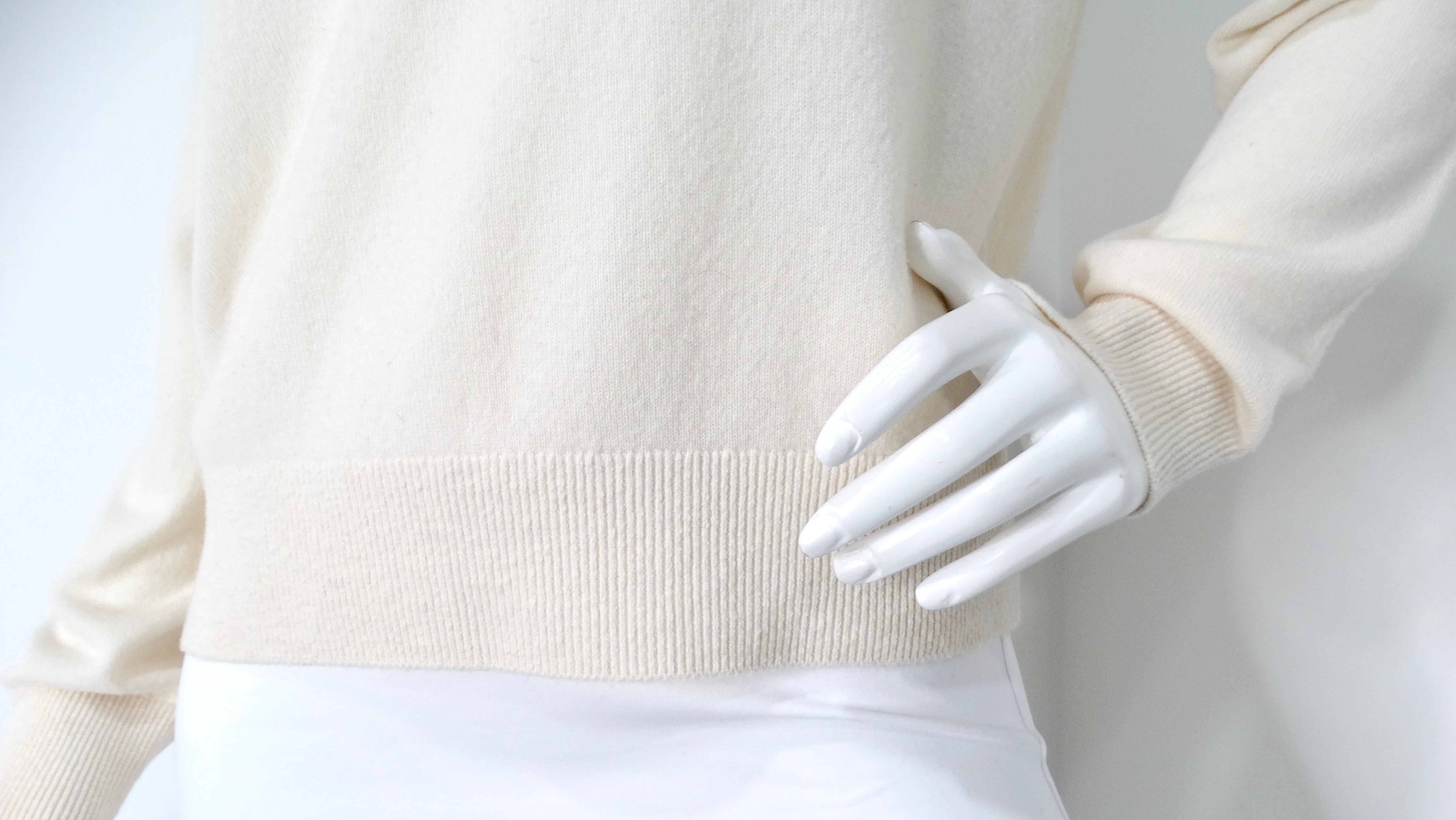 Chanel 2019 La Pausa Pull en cachemire Bon état - En vente à Scottsdale, AZ
