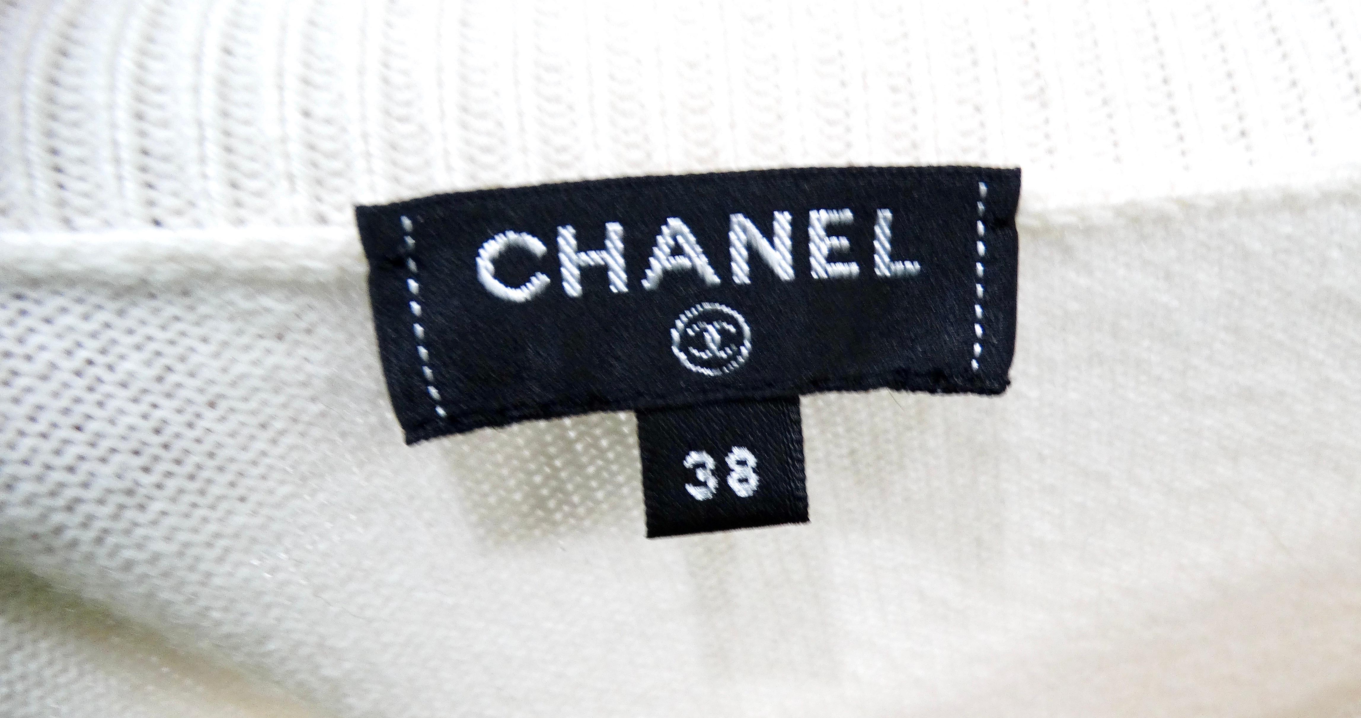 Chanel 2019 La Pausa Pull en cachemire en vente 3