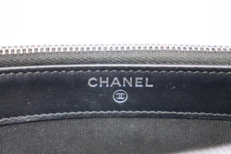 CHANEL 2019 Lambskin WOC Wallet On Chain Double Zip Chain Bag SV