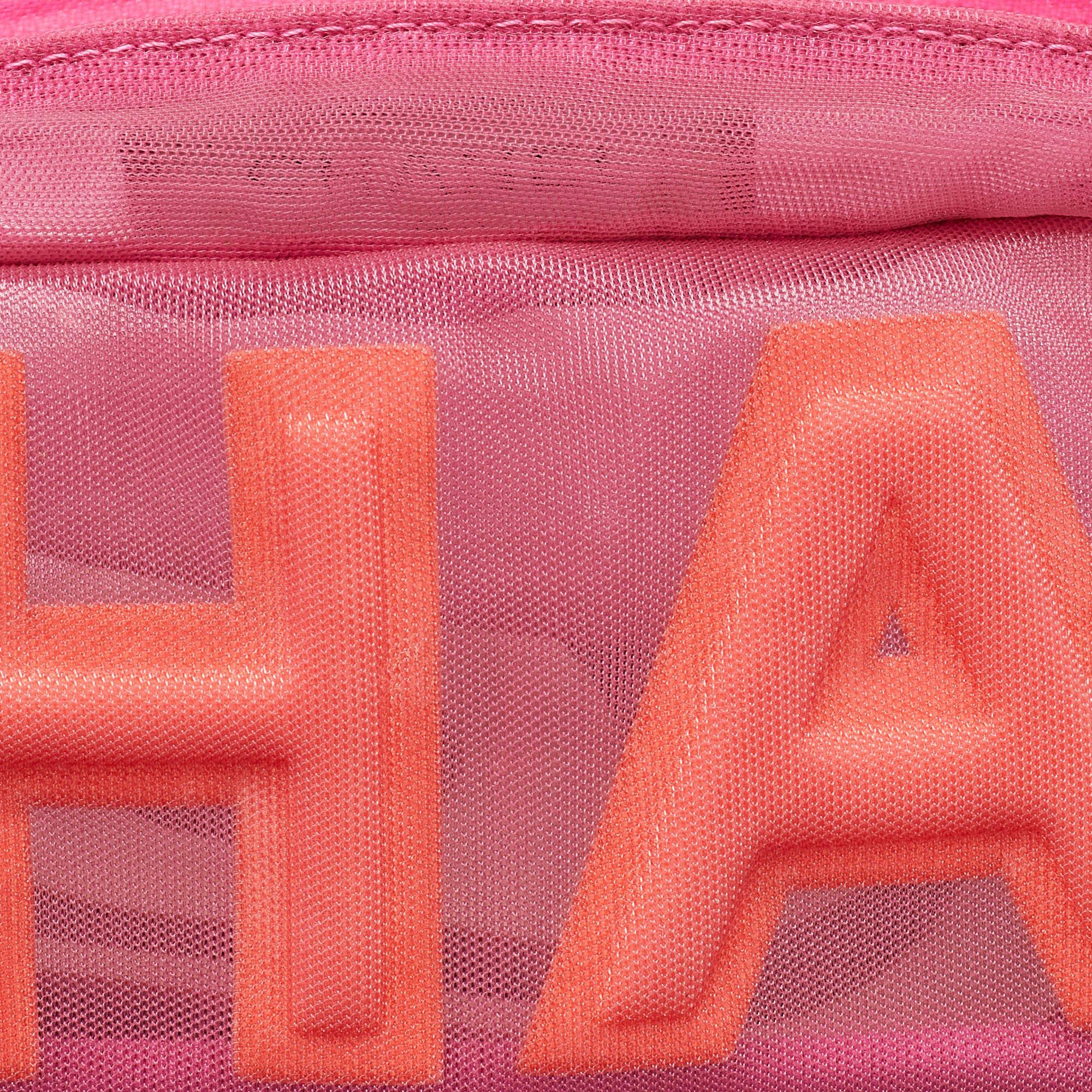 hot pink nylon bag