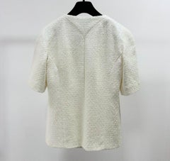 CHANEL 2019 Lurex Tweed  Jacket Blazer