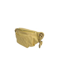 Chanel 2019 Matelasse Quilted Lambskin Chain Belt Bag