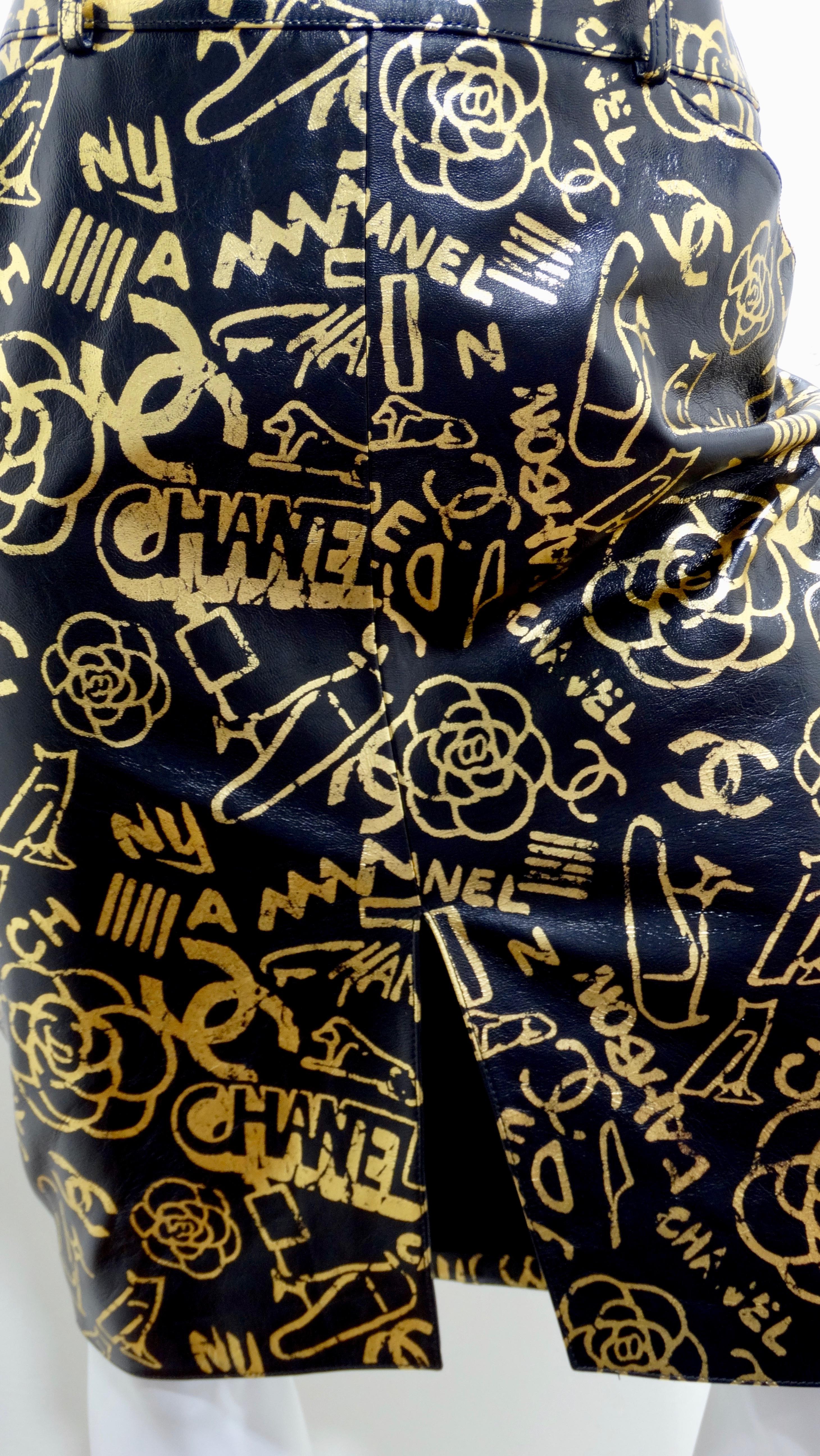 Women's or Men's Chanel 2019 Pre-Fall Leather Skirt 