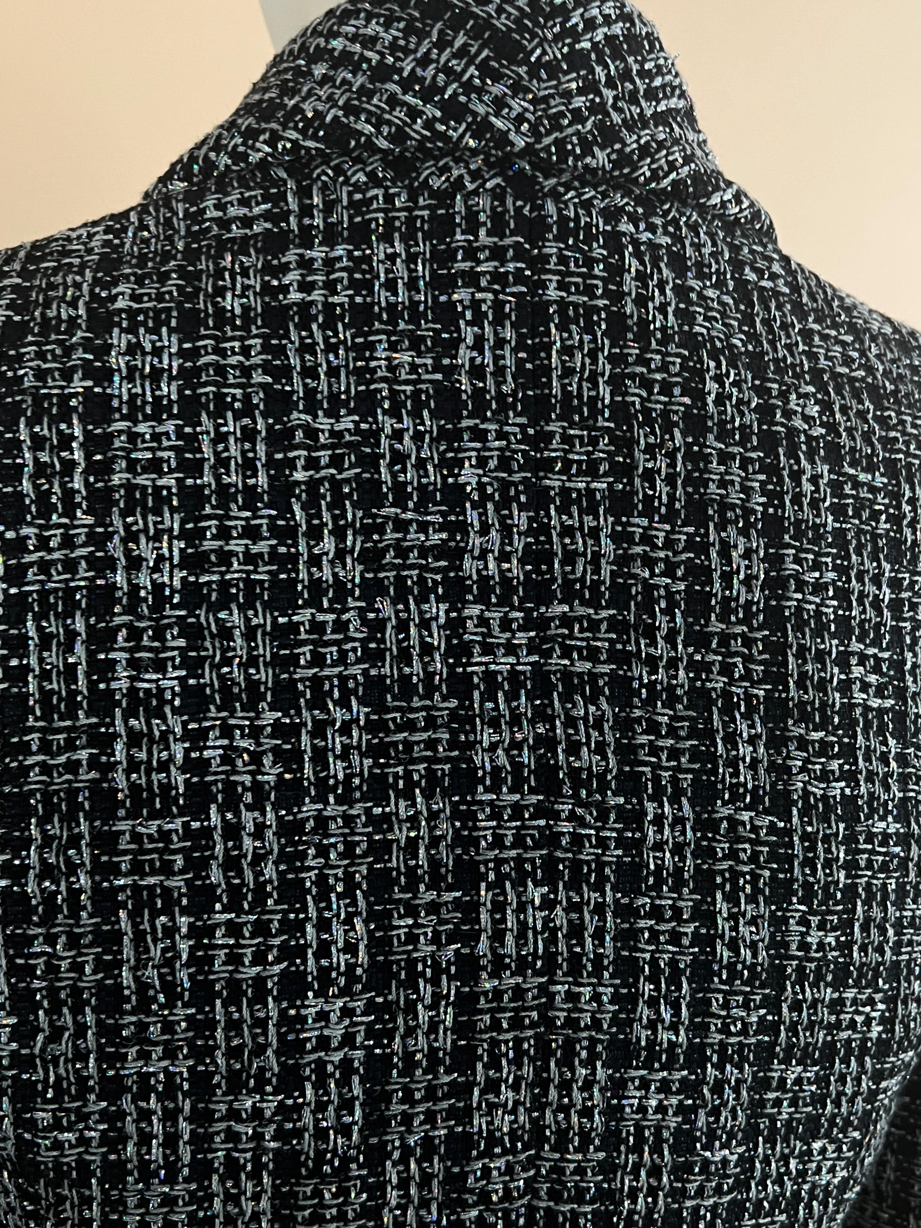 Chanel 2019 Spring Black Lesage Tweed Jacket 13