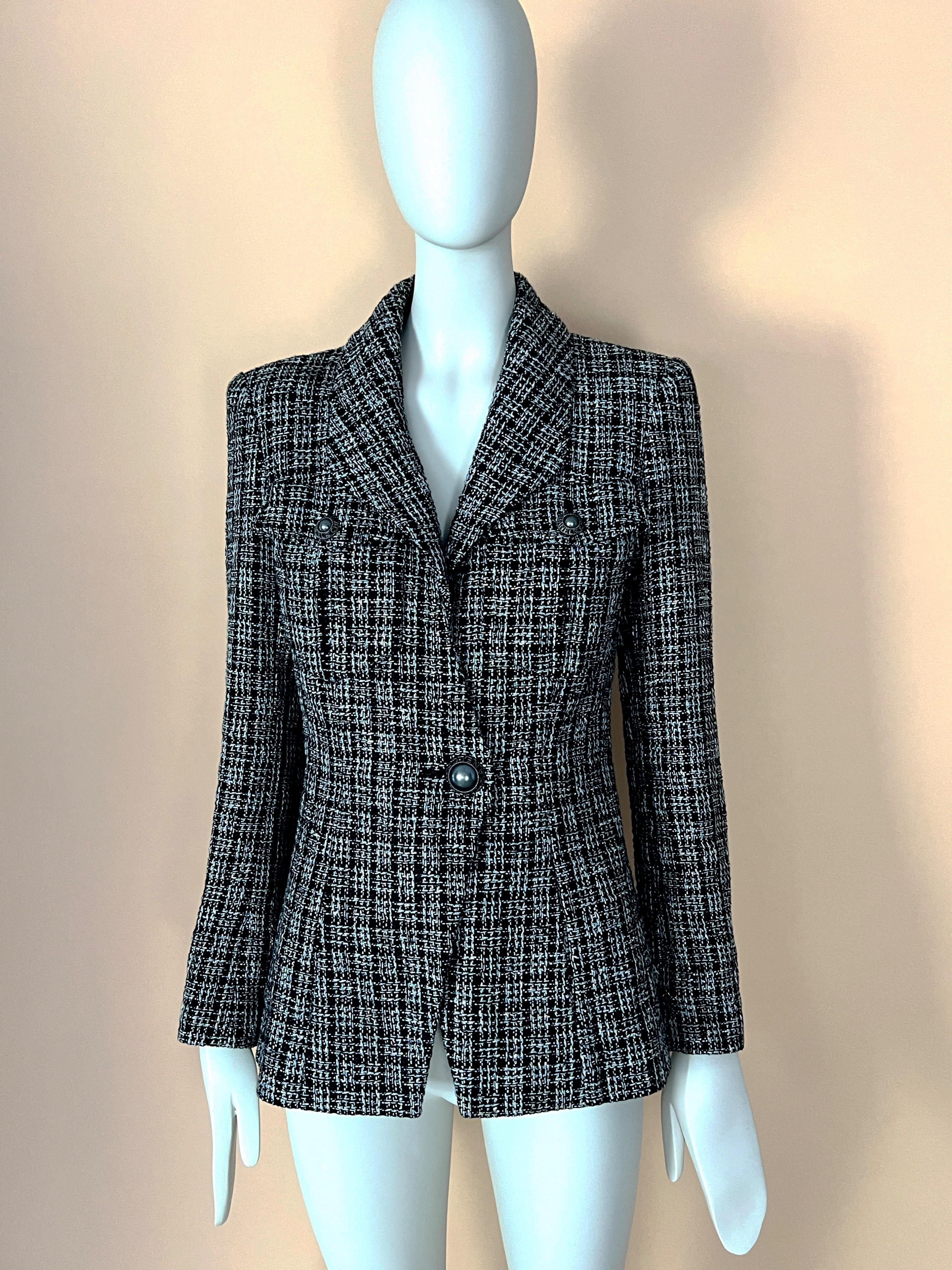 Women's or Men's Chanel 2019 Spring Black Lesage Tweed Jacket