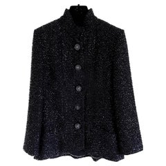 Chanel 2019 Spring Black Tweed Jacket
