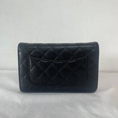 Chanel 2019 Wallet on Chain Classic Flap Black Caviar Leather Gold Hardware