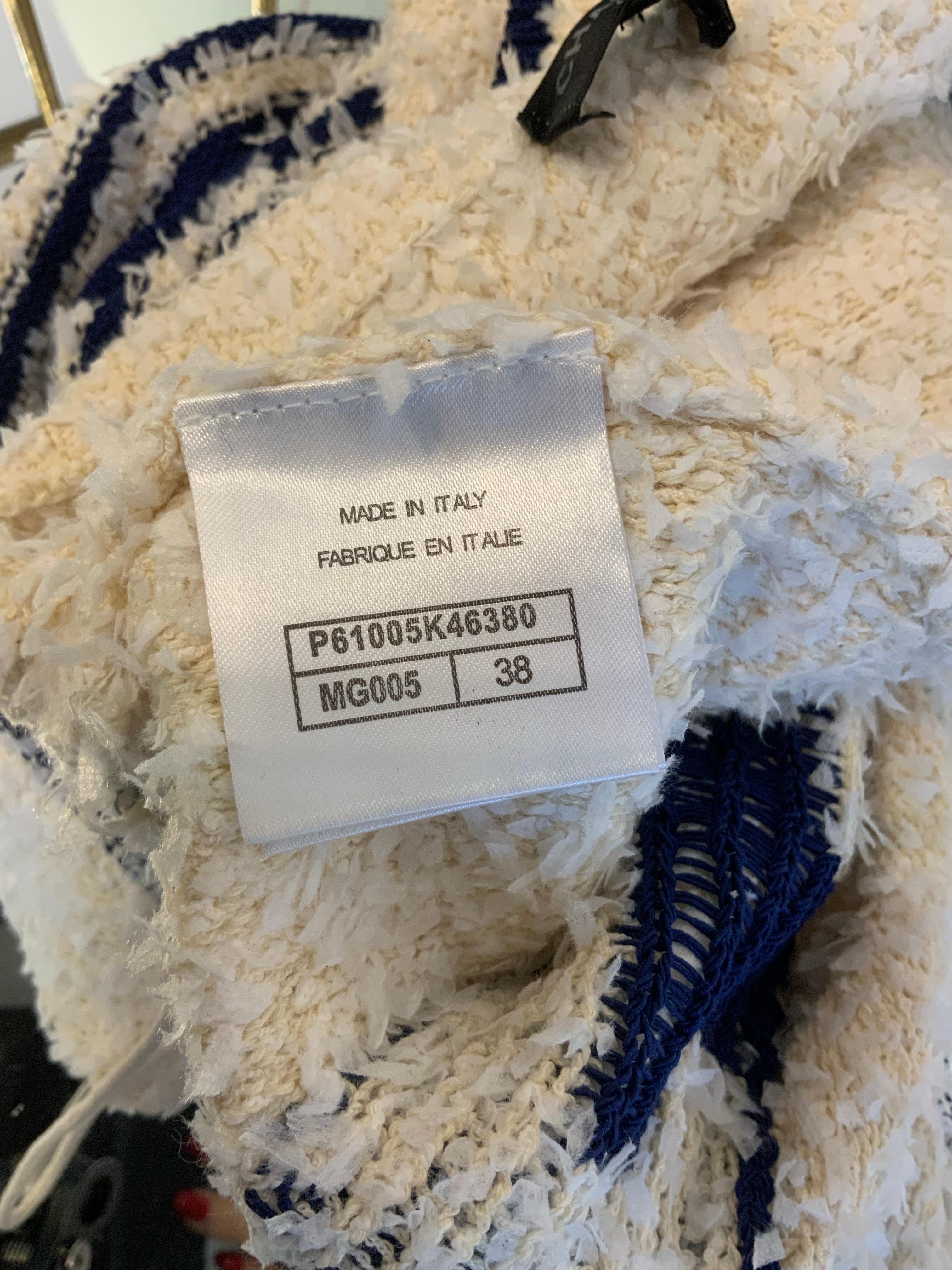 Women's or Men's Chanel 2019 White Rue Cambon Tweed skirt For Sale