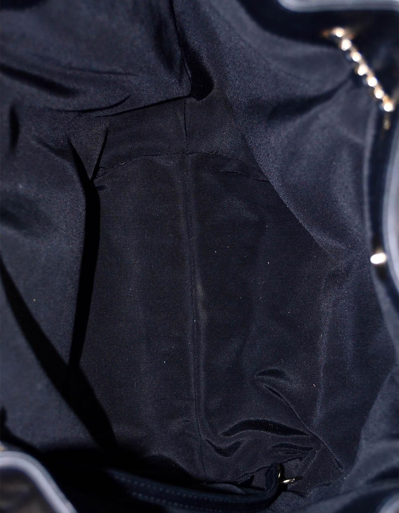 Chanel 2020 Black Lambskin Quilted CC Dweller Drawstring Bucket Tote Bag 3