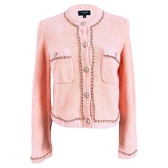 Chanel 2020 Iconic Teddy Jacket with Chains 38 FR