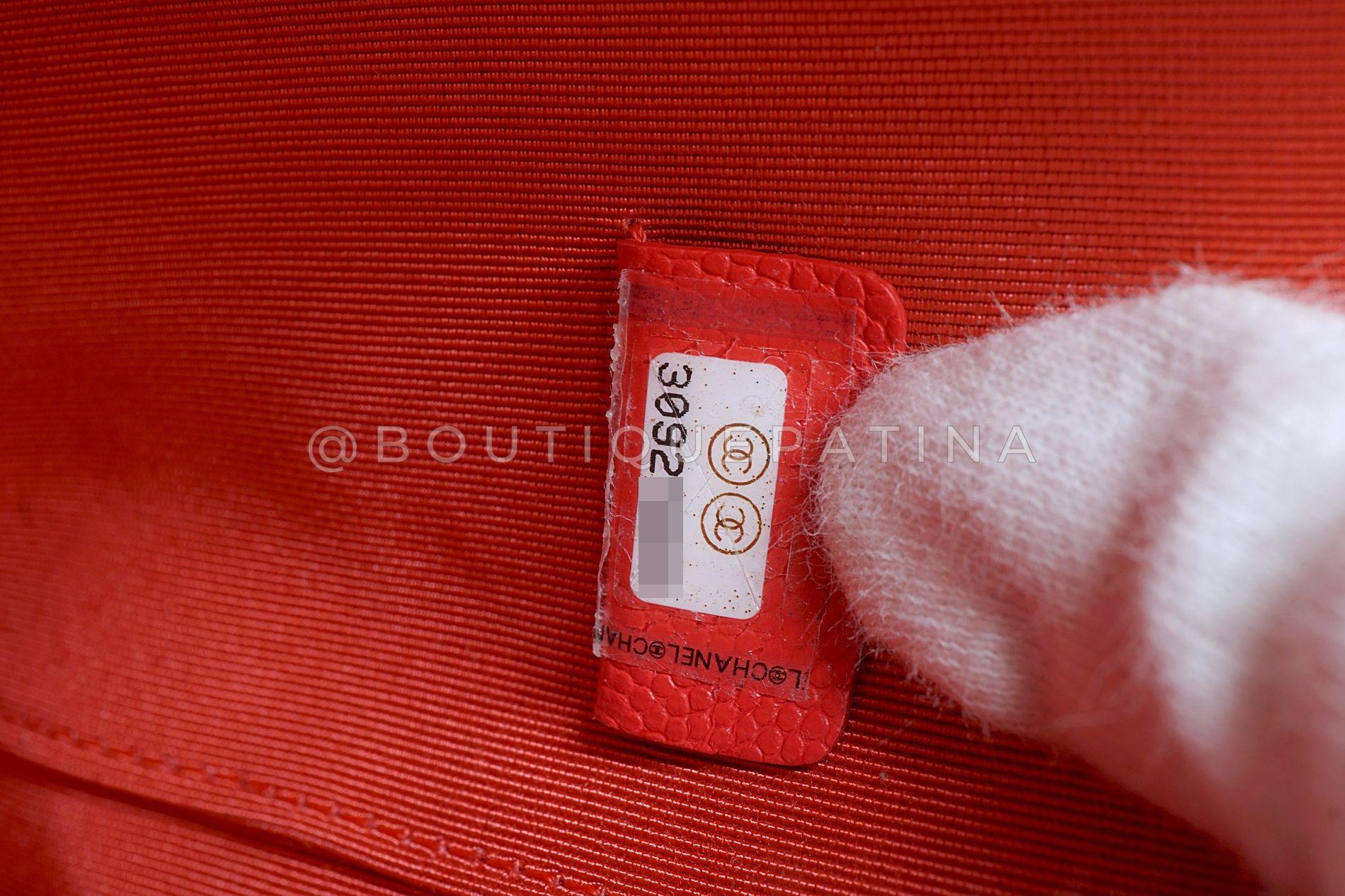 Chanel 2020 Sac à main Timeless en caviar rose foncé GHW 68623 en vente 6