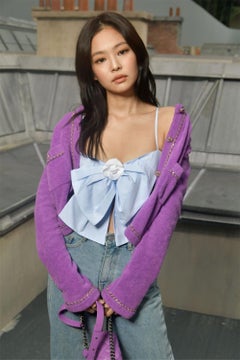 Chanel 2020 Famous Chain Trim Fluffy Jacket