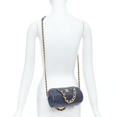 CHANEL 2020 Fashion Therapy Quilted Lambskin small gold hardware bowling bag