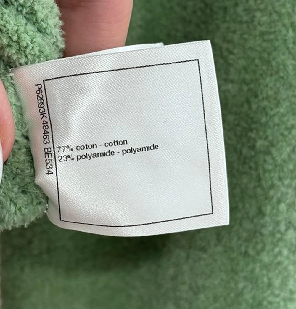Chanel 2020 Iconic Fluffy Jacket with Chain Link Trim 9