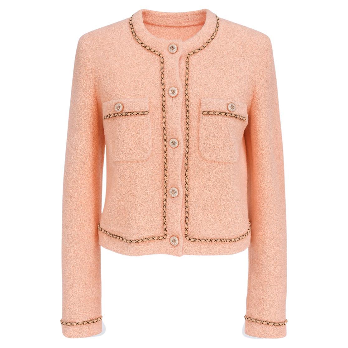 Chanel 2020 Giacca iconica con catene 38 FR in vendita