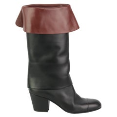 Chanel 2020 Knee High Leather Boots EU 38.5 UK 5.5 US 8.5