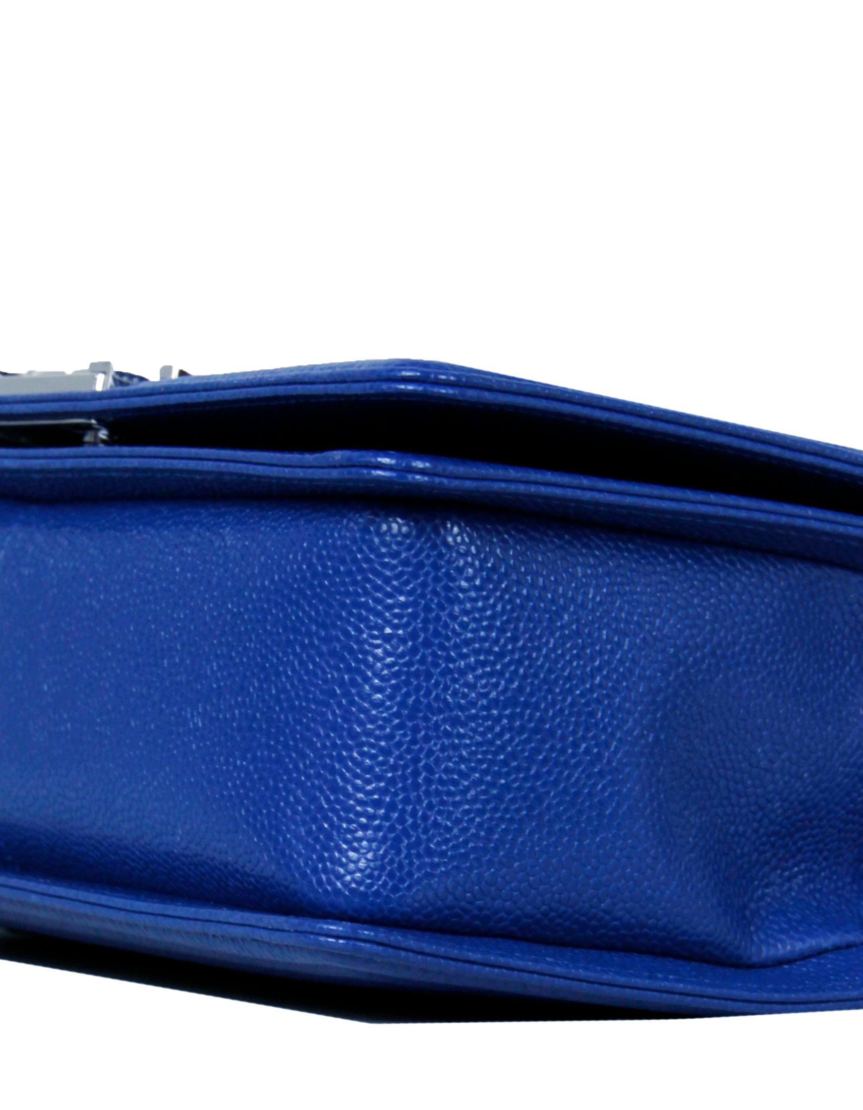blue luxury bag