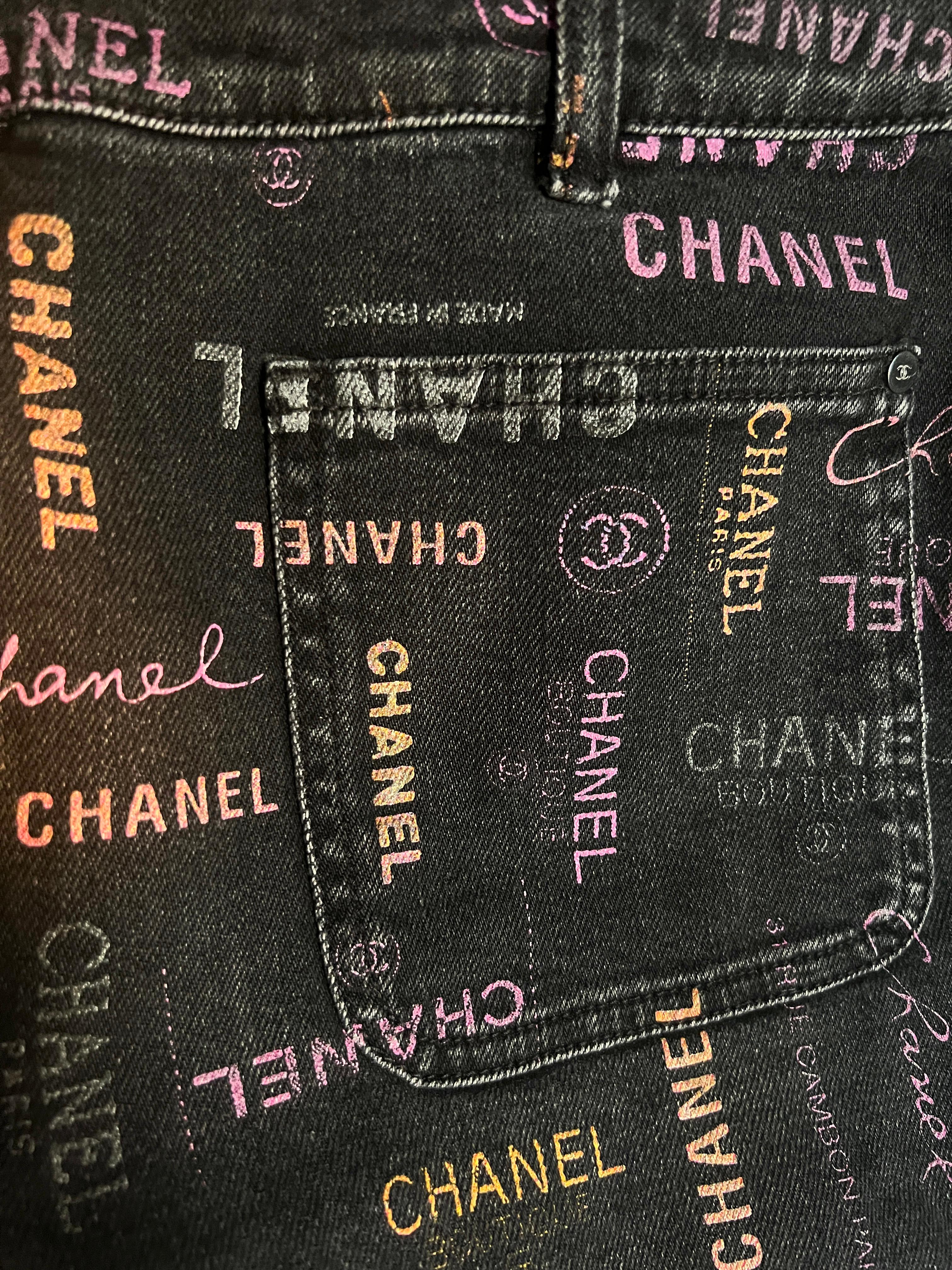 Chanel 2020 Spring New Logo Jeans 4
