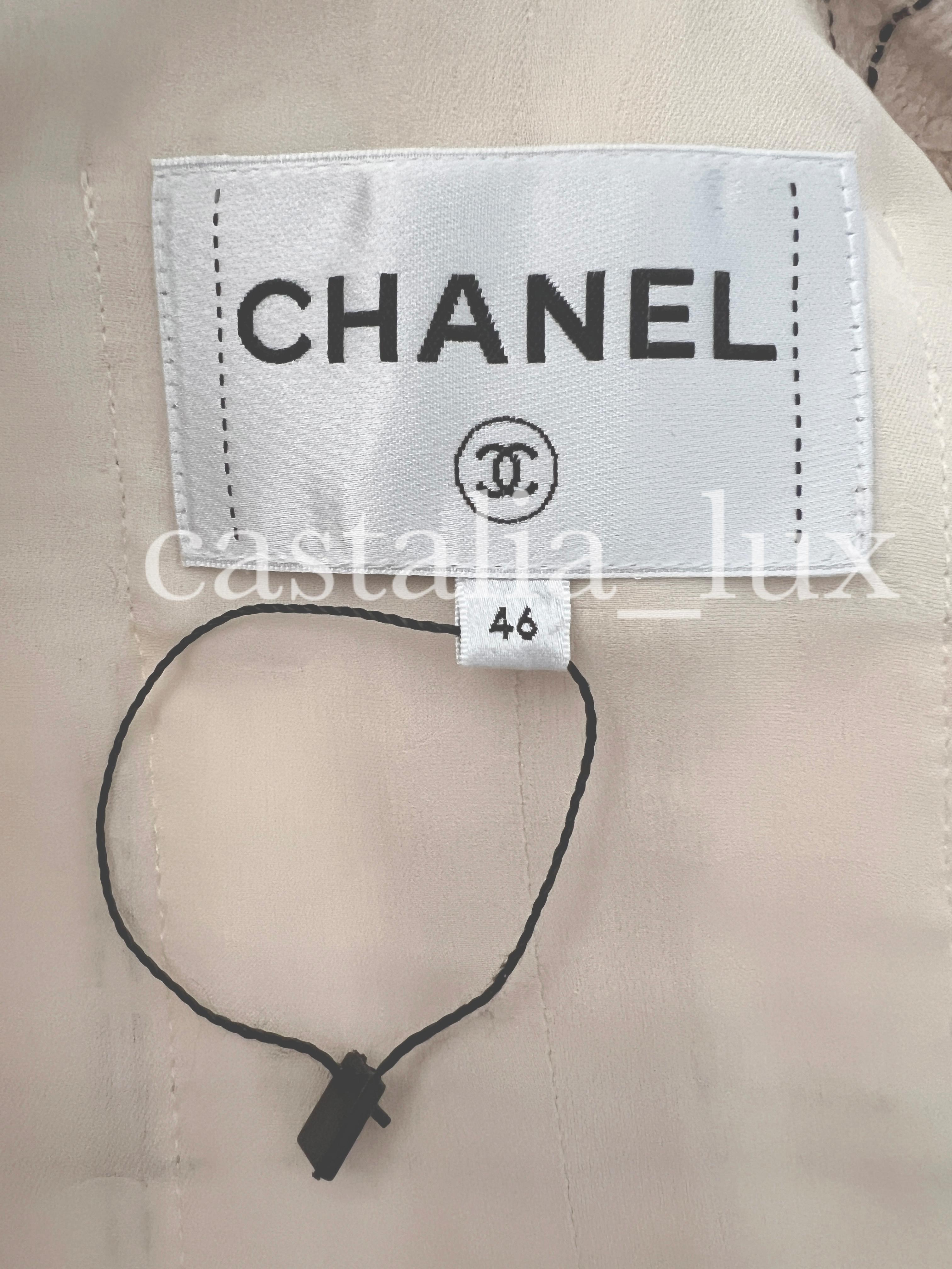 Chanel 2021 Ad Campaign Tweed Jacket For Sale 13