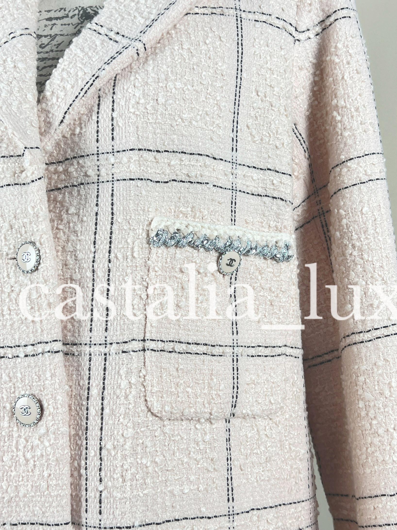 Chanel 2021 Ad Campaign Tweed Jacket For Sale 2