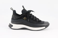 Chanel 2021 Cc Detailed Cutout Suede Sneakers Eu 38.5 Uk 5.5 Us 8.5